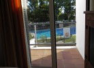 Blick auf den Pool