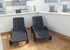 Liegen auf der Dachterrasse