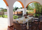 Möbilierte Terrasse
