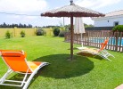 Garten mit Liegen