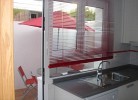 Küche mit Balkon