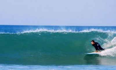 Surfen am Strand von Conil