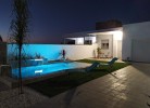 Pool bei Nacht