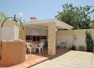 überdachte Grillterrasse