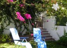 Garten und Liegen