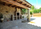 Überdachte grill area